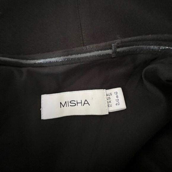 MISHA- Harli midi dress in color back US size 8 - Picture 7 of 13